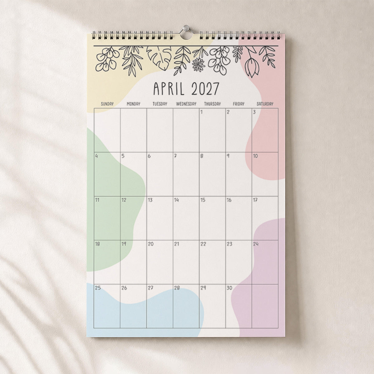 2027 Wall Calendar: Radiant Rhapsody