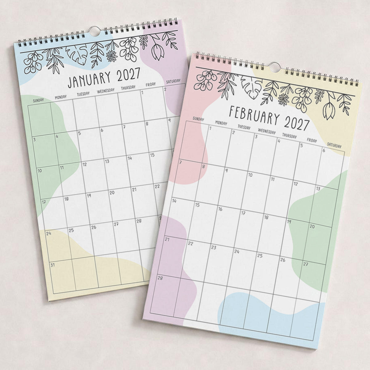 2027 Wall Calendar: Radiant Rhapsody