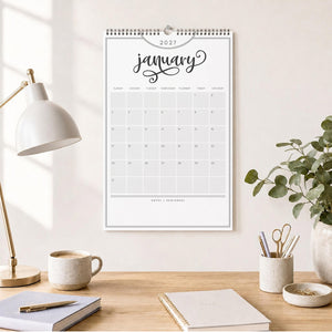 2027 Wall Calendar: Flawless Flourish