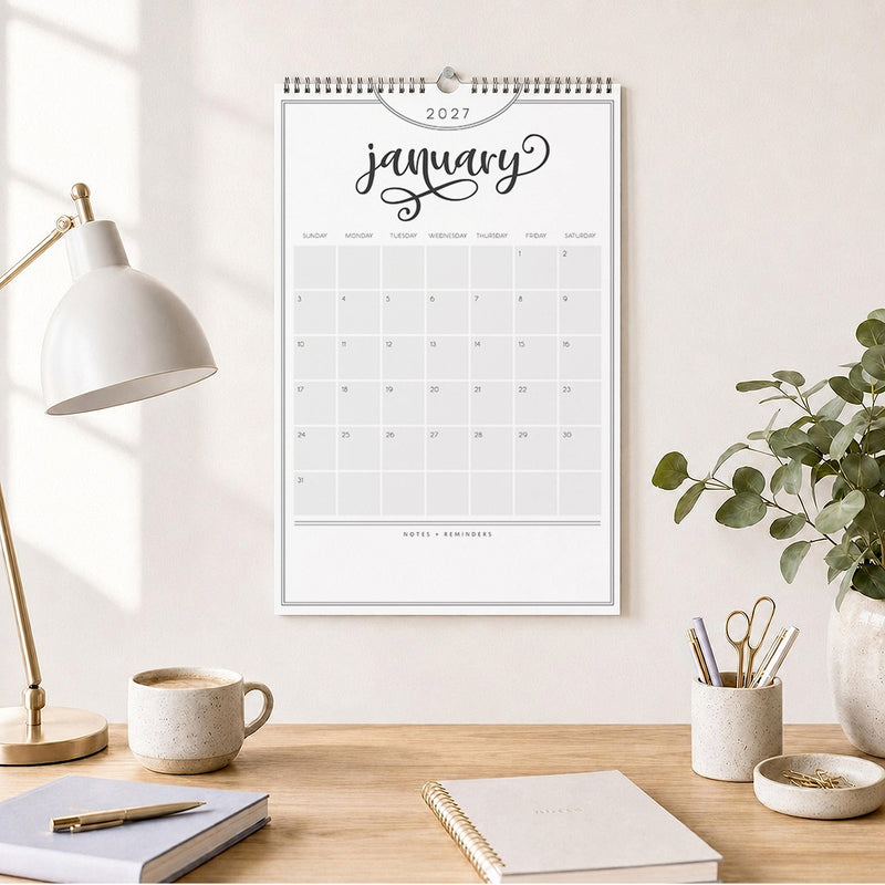 2027 Wall Calendar: Flawless Flourish