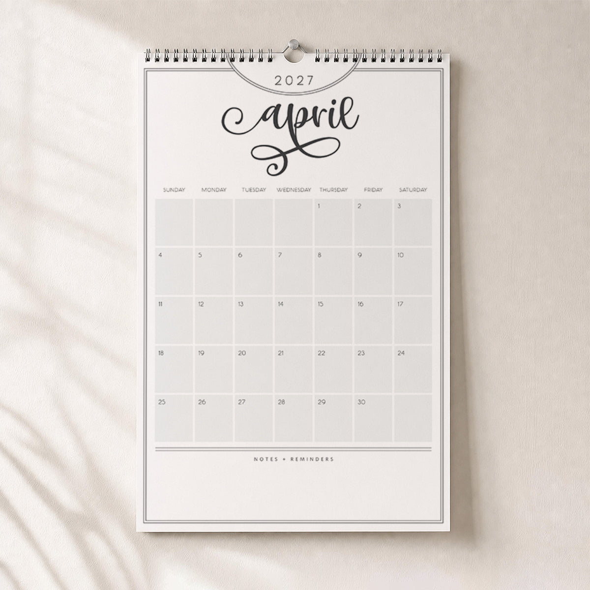 2027 Wall Calendar: Flawless Flourish