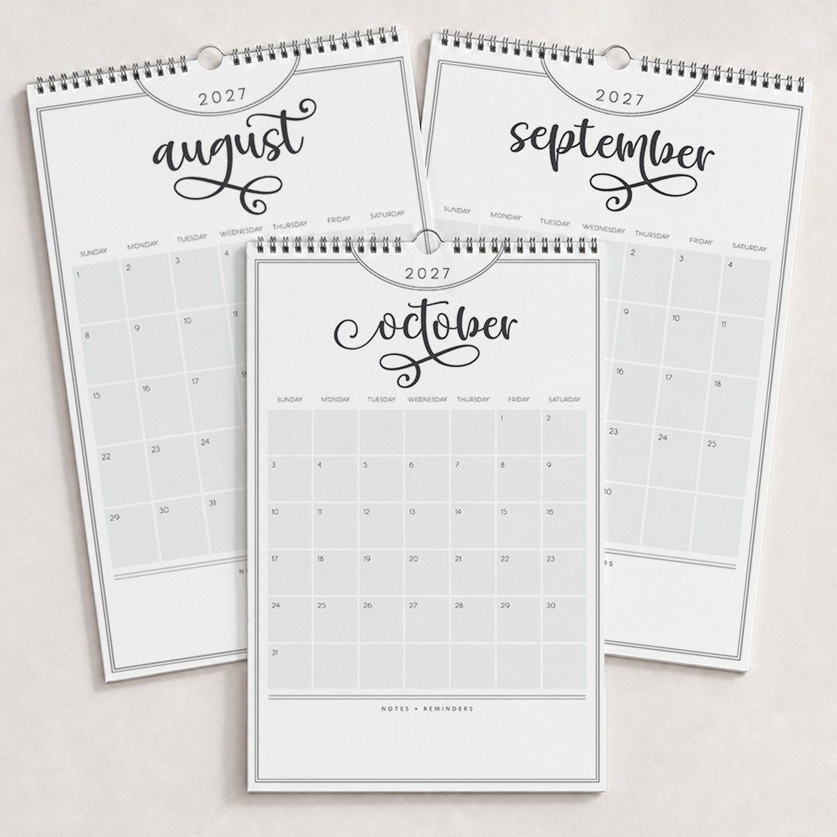 2027 calendar