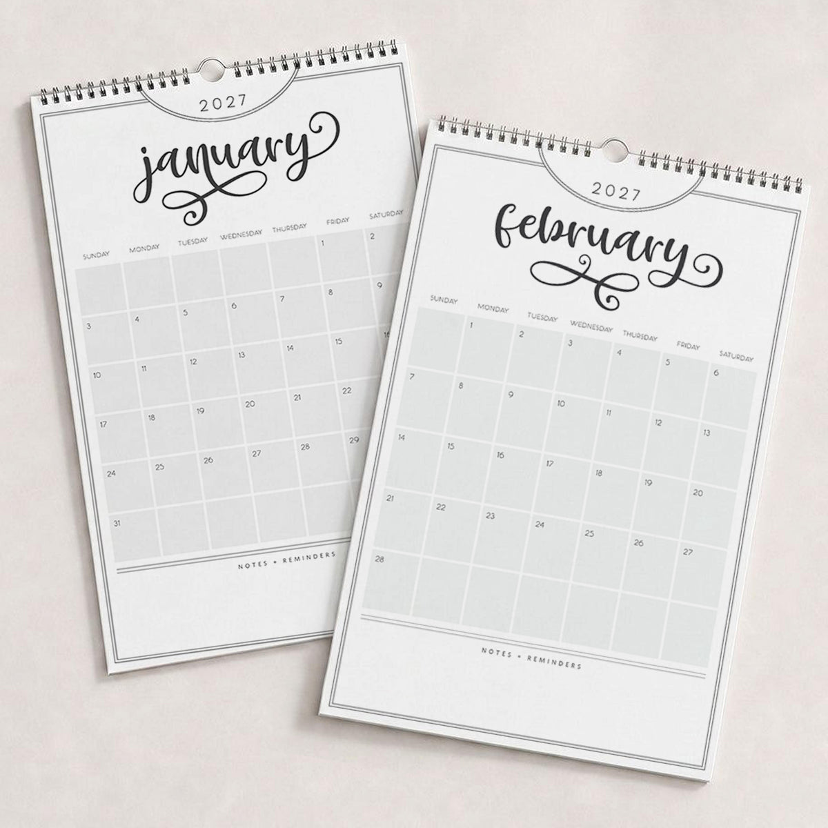 2027 Wall Calendar: Flawless Flourish