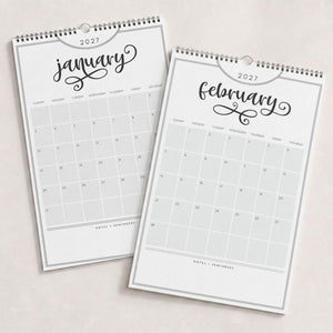 2027 Wall Calendar: Flawless Flourish