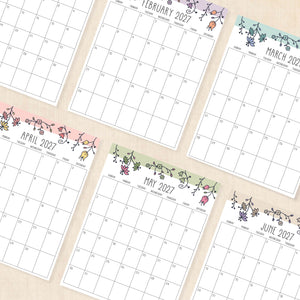 printable 2027 calendar