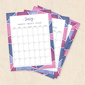 2027 calendar