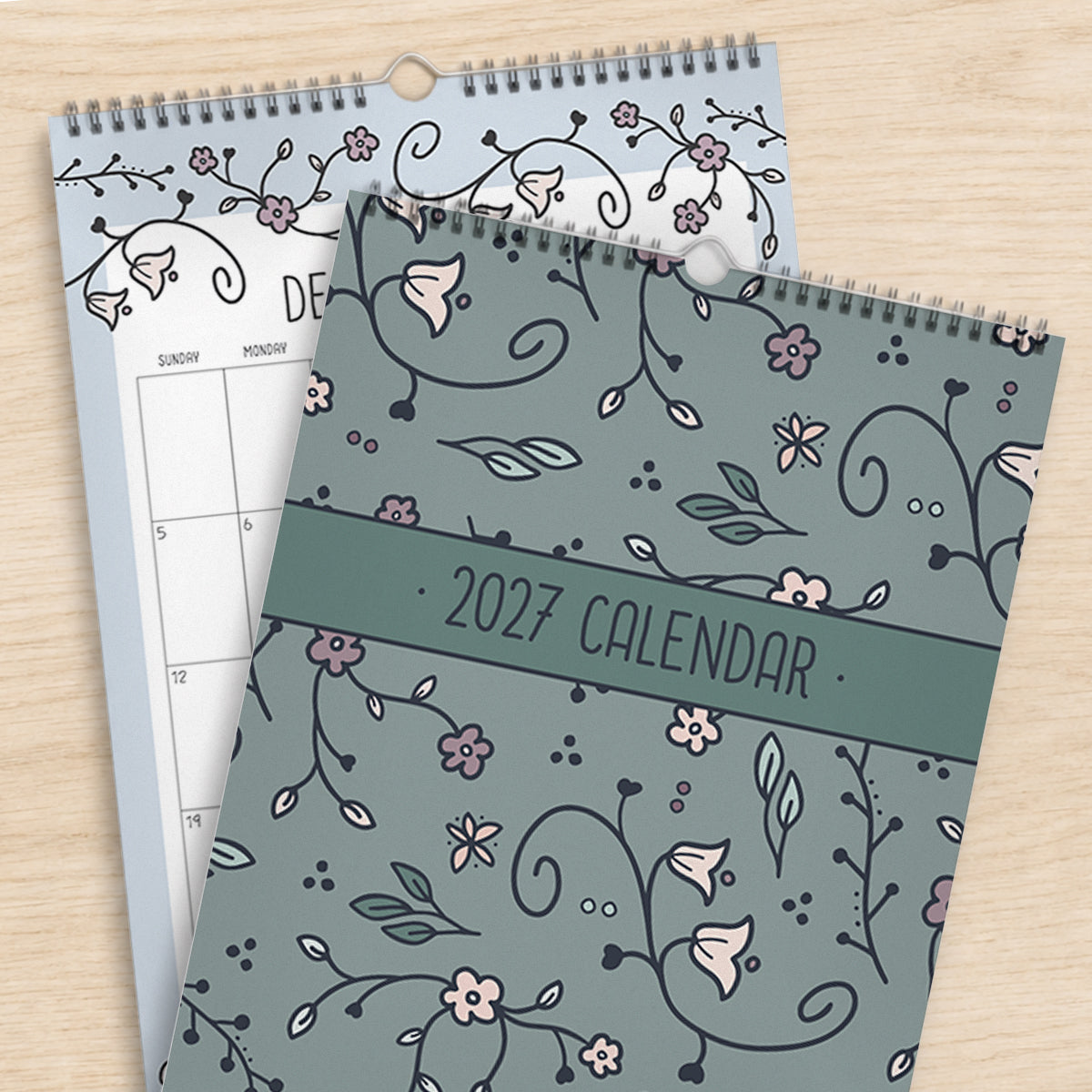 2027 Wall Calendar: Vintage Vines