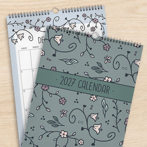 2027 Wall Calendar: Vintage Vines