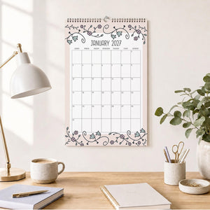 2027 Wall Calendar: Vintage Vines