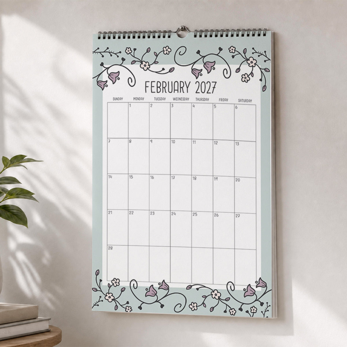 2027 Wall Calendar: Vintage Vines
