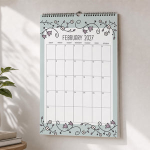 2027 Wall Calendar: Vintage Vines