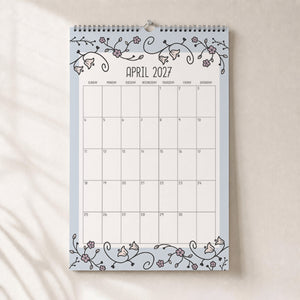2027 Wall Calendar: Vintage Vines