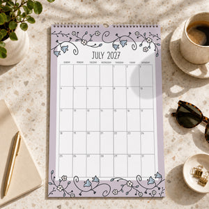 2027 Wall Calendar: Vintage Vines