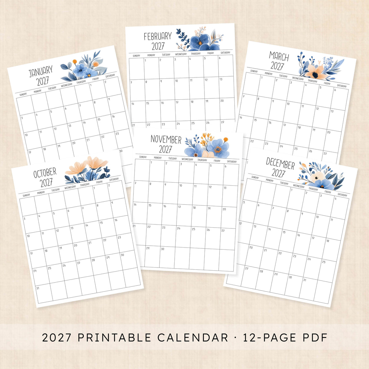2027 calendar