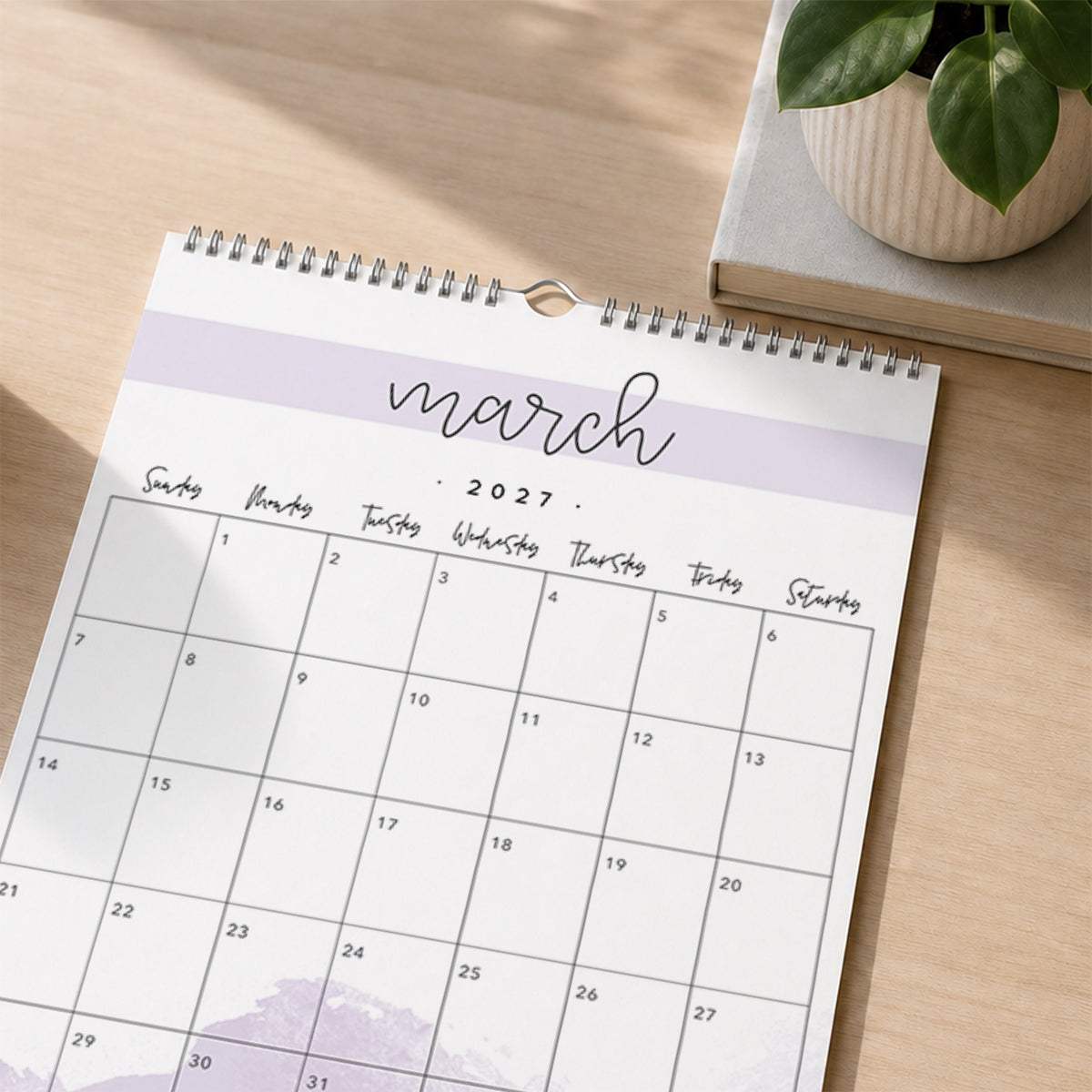 2027 Wall Calendar: Springtime Splash