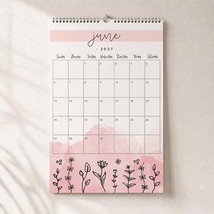 2027 Wall Calendar: Springtime Splash