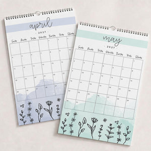 2027 Wall Calendar: Springtime Splash
