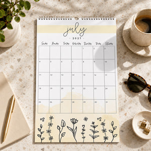 2027 Wall Calendar: Springtime Splash