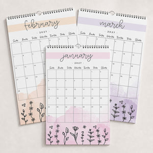 2027 Wall Calendar: Springtime Splash
