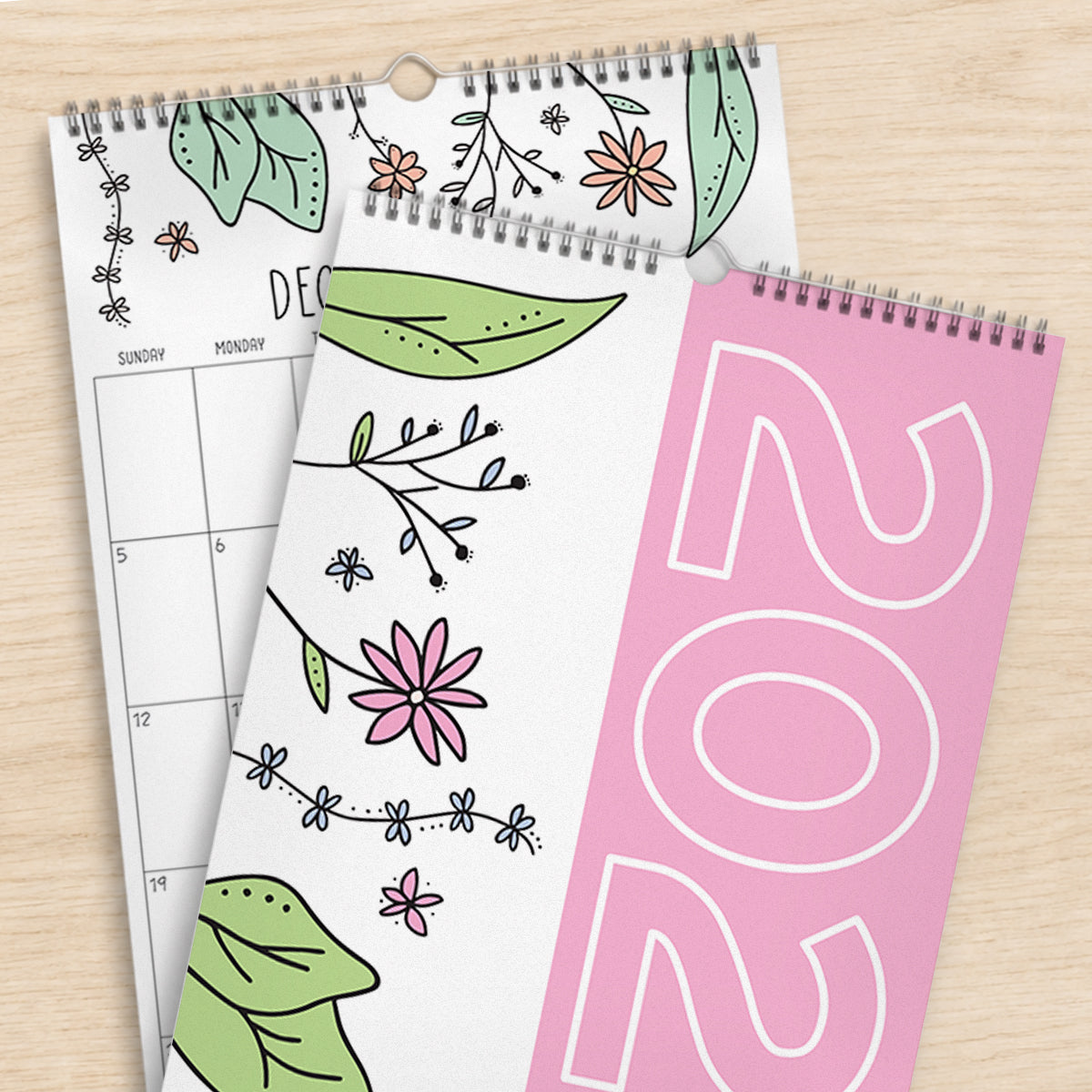 2027 Wall Calendar: Rhododendron Rain