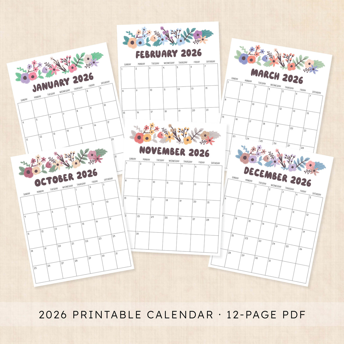 printable 2027 calendar