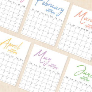 printable 2027 calendar