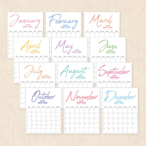 printable 2027 calendar