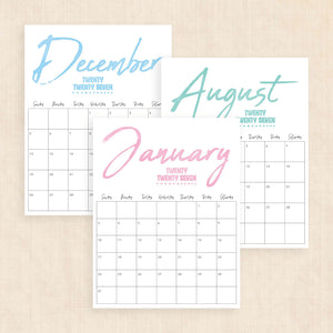 printable 2027 calendar
