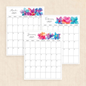 printable 2027 calendar