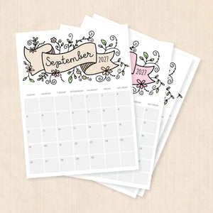 printable 2027 calendar