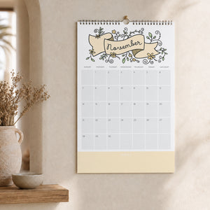 cute 2027 wall calendar