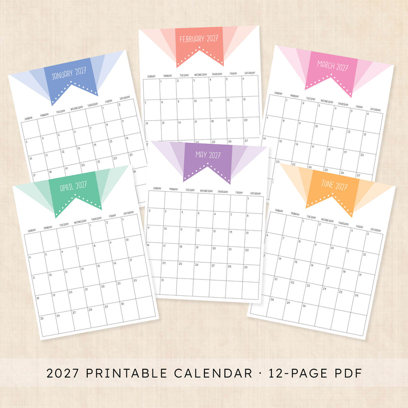 2027 calendar