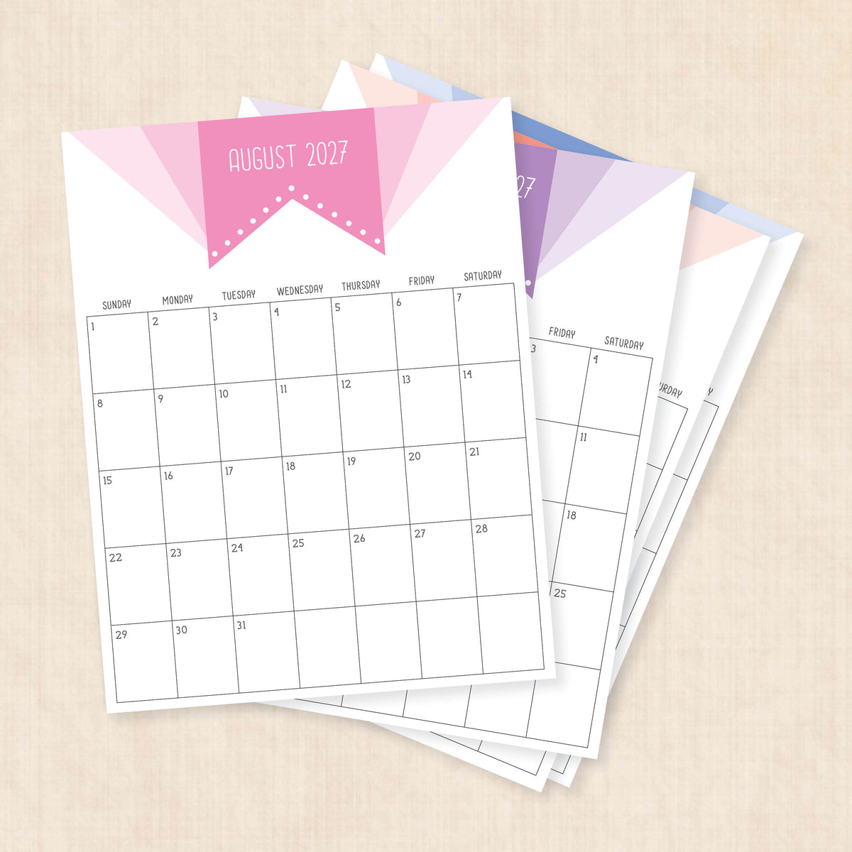 2027 calendar