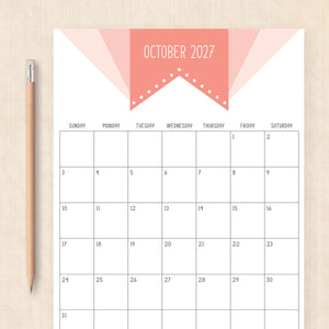 2027 calendar