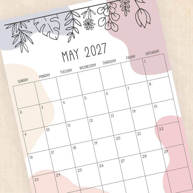 2027 calendar