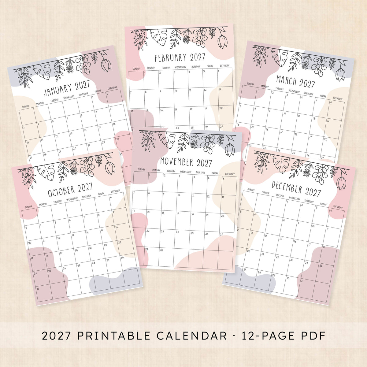 2027 calendar