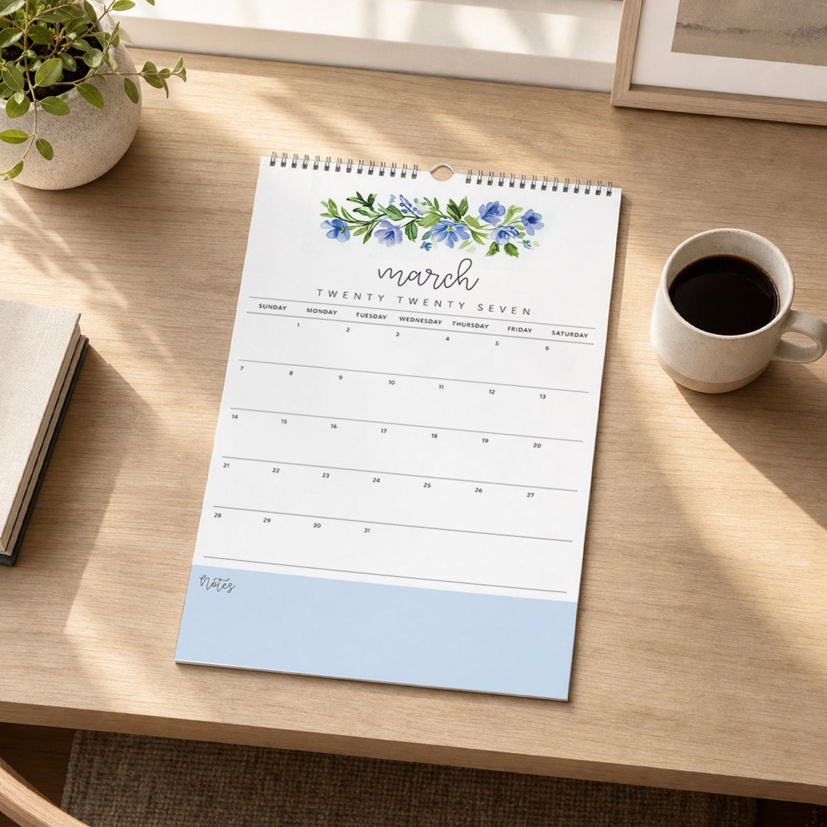 large 2027 desk calendar