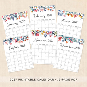 2027 calendar