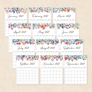 2027 calendar