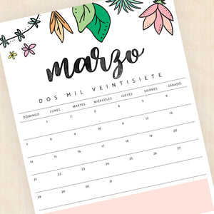 calendario 2027 para imprimir