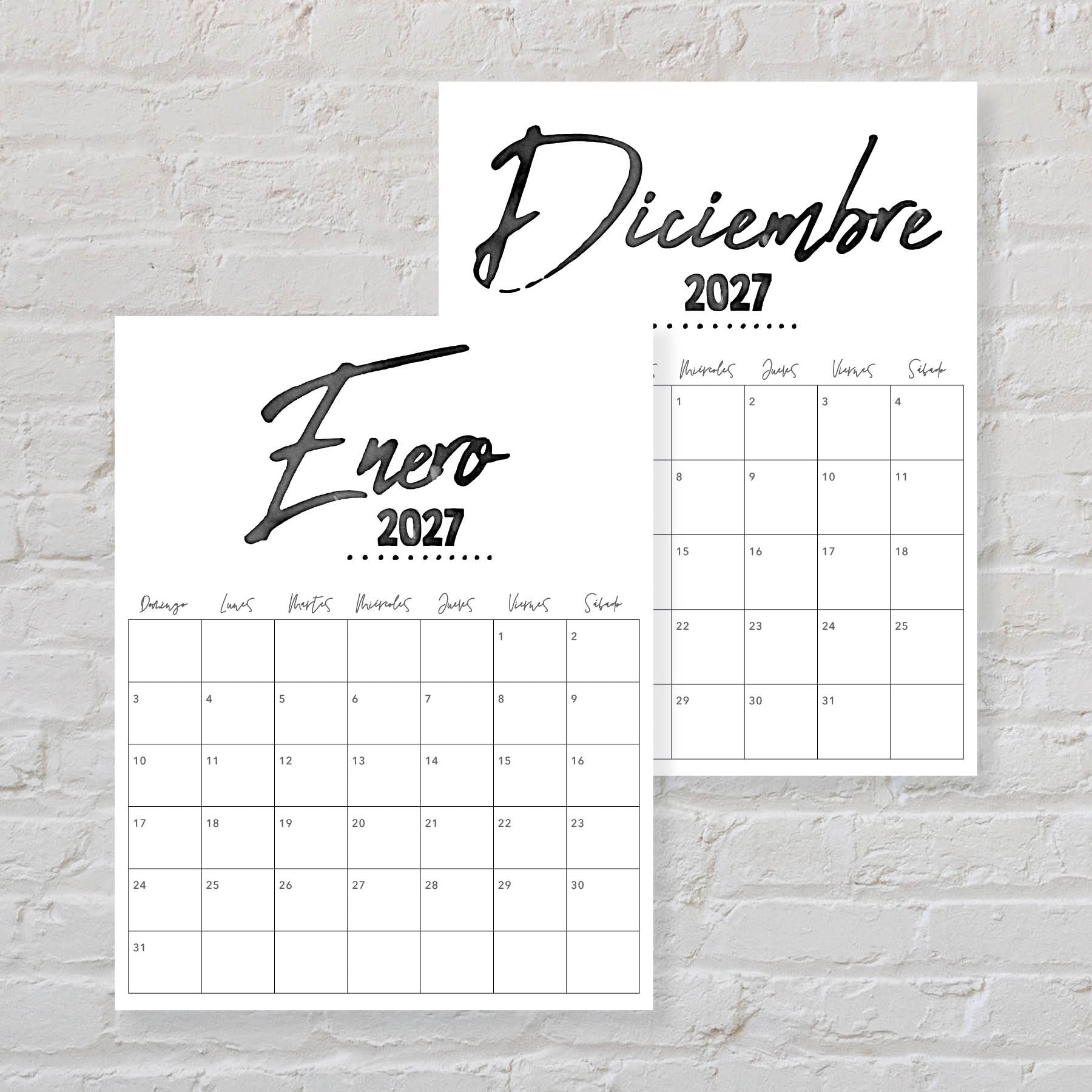 calendario 2027