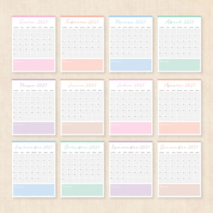 calendario 2027 para imprimir