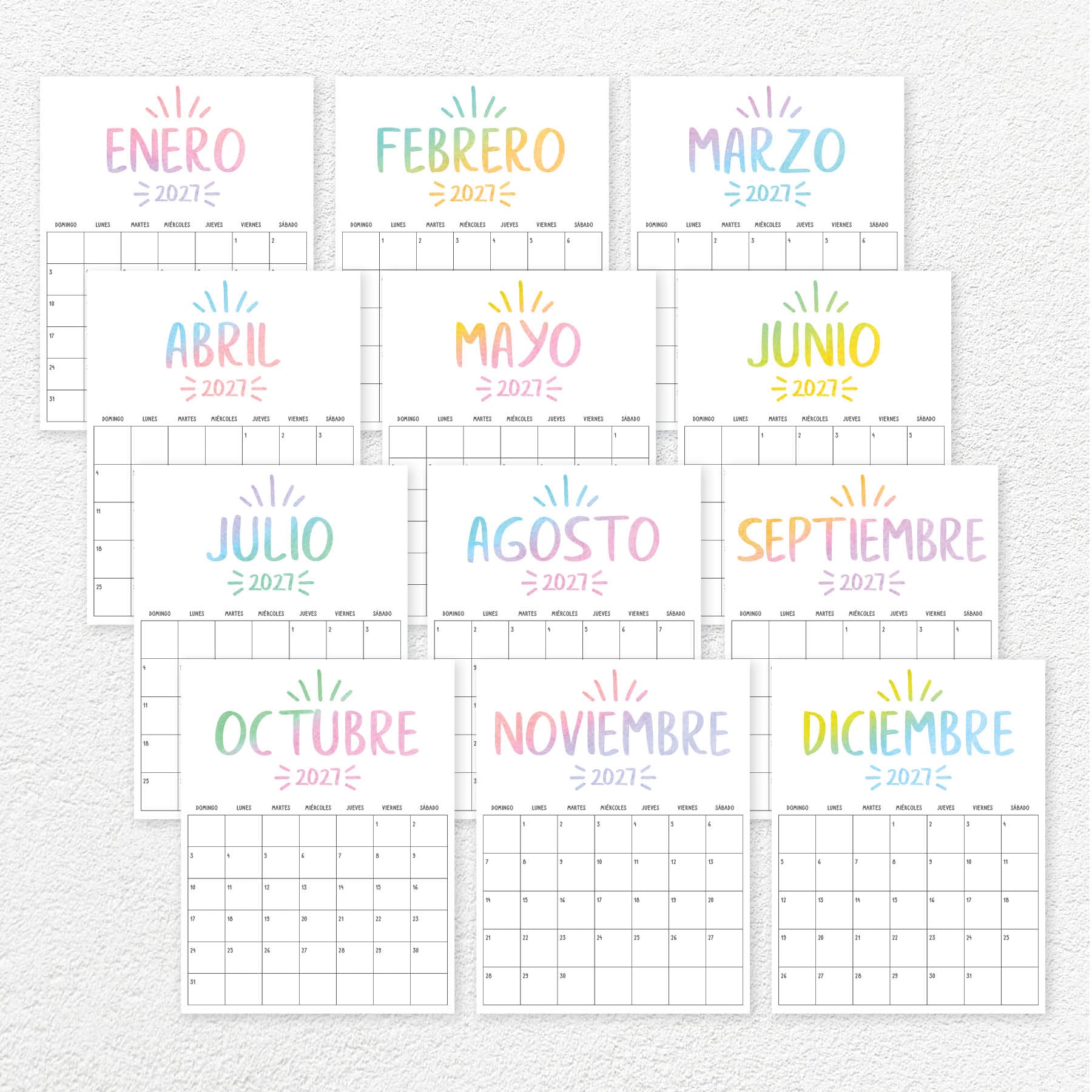 calendario 2027