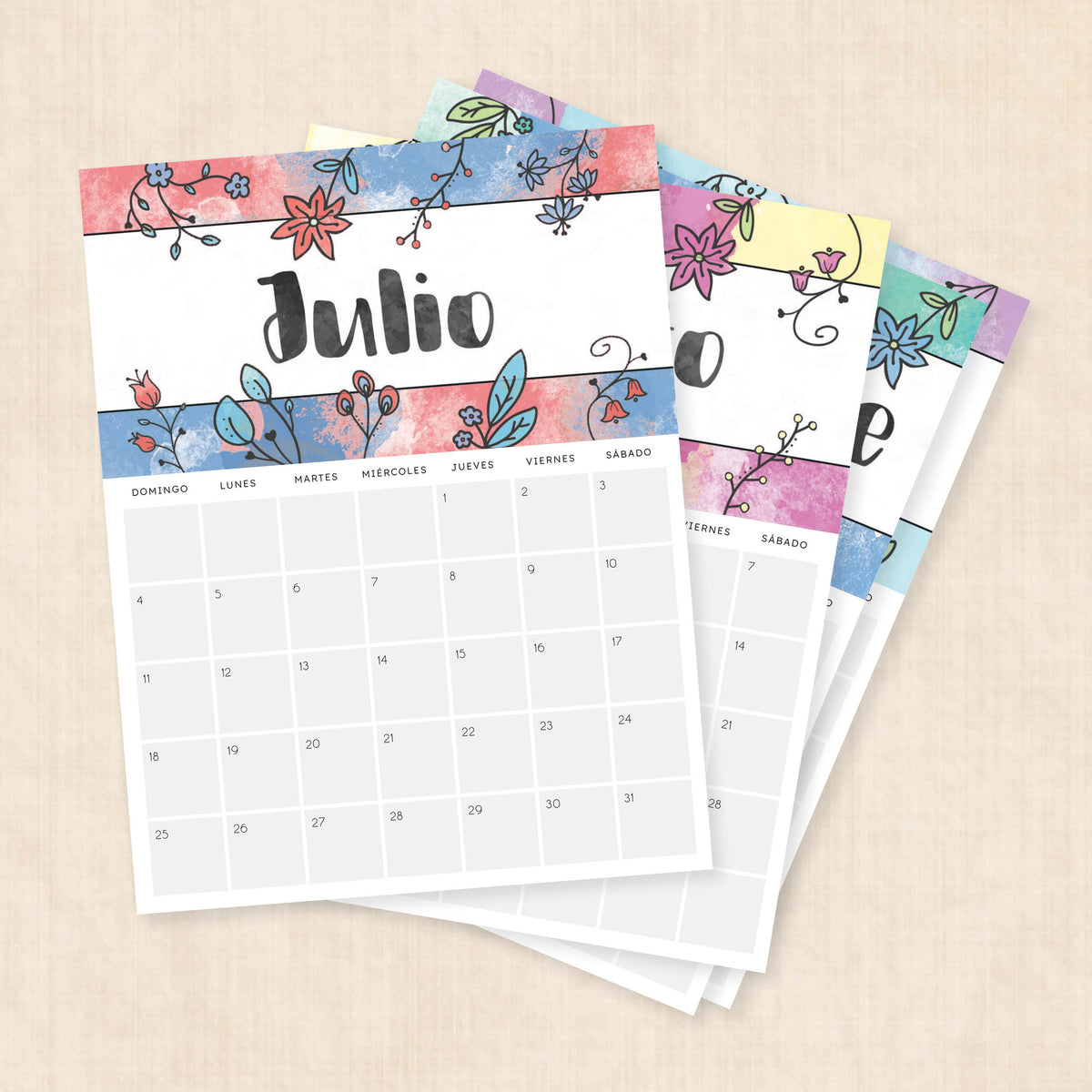 calendario 2027 para imprimir