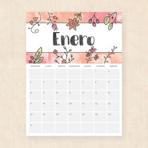 calendario 2027 para imprimir