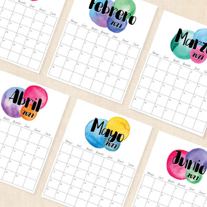 calendario 2027 para imprimir