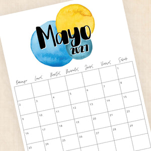 calendario 2027 para imprimir