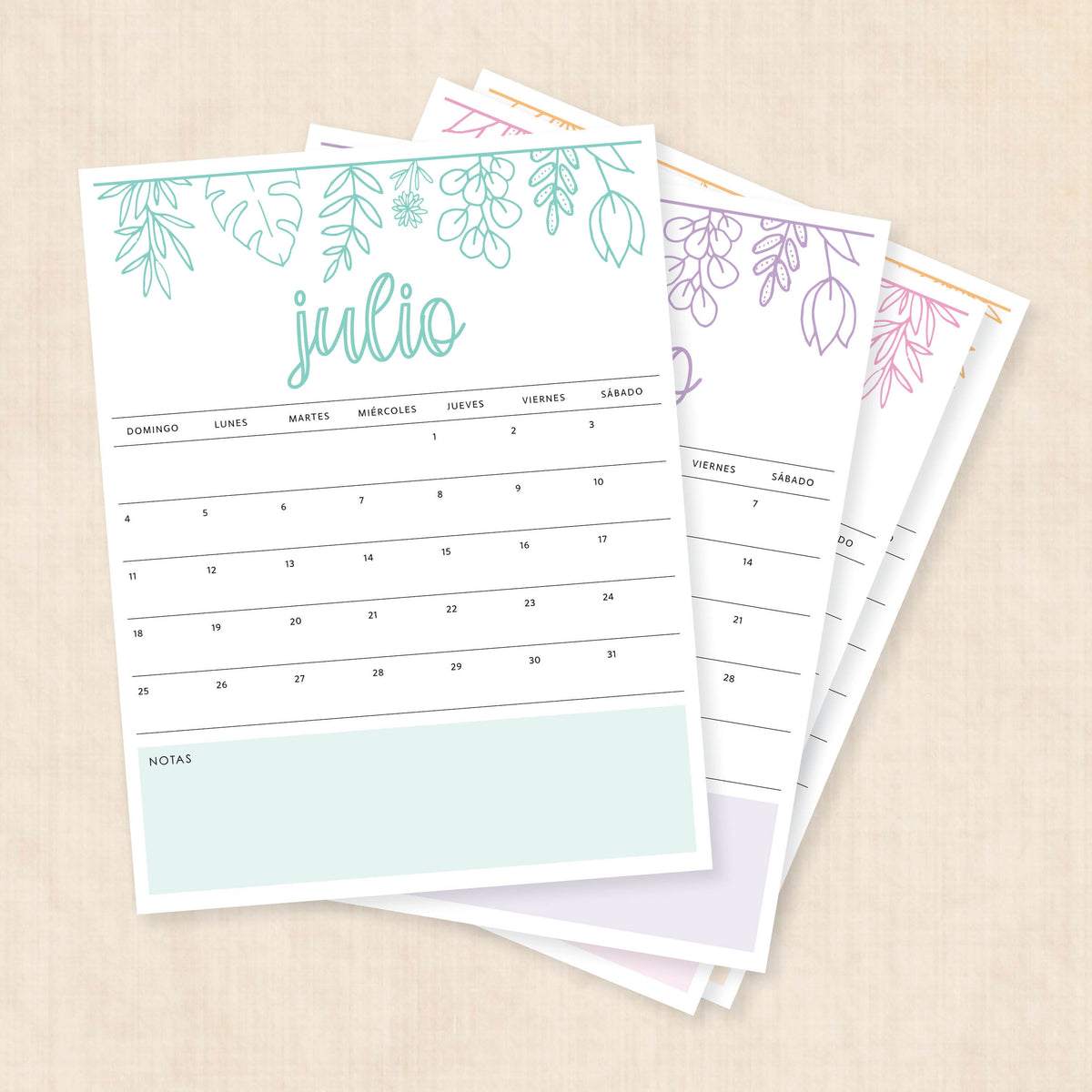 calendario 2027 para imprimir