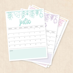 calendario 2027 para imprimir