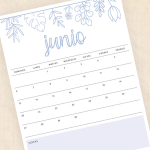 calendario 2027 para imprimir